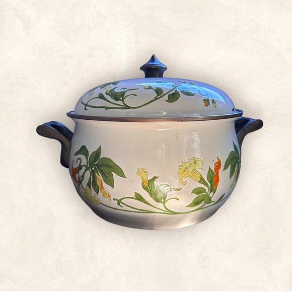 Vintage Asta Enamelware Dutch Oven - Germany - 2-Quart - Brass  - Picture 8 of 8